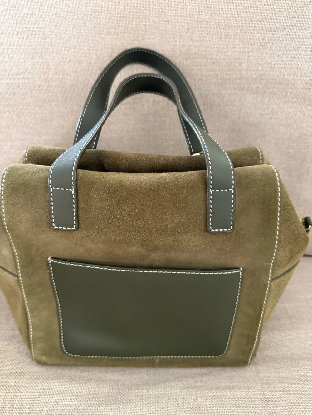 Frances Valentine structured suede